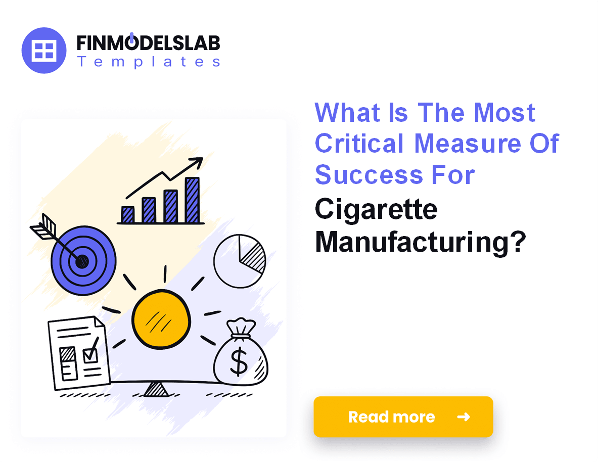 cigarette factory cost Cigarette Manufacturing Running Costs: $960k Monthly cigarette factory cost Cigarette Manufacturing Running Costs: $960k Monthly