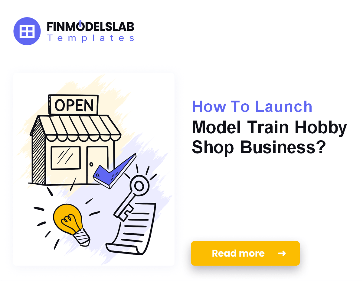 Model Train Hobby Shop Launch Costs and 13Month Breakeven