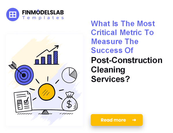How to Calculate Post-Construction Cleaning Monthly Running Costs?