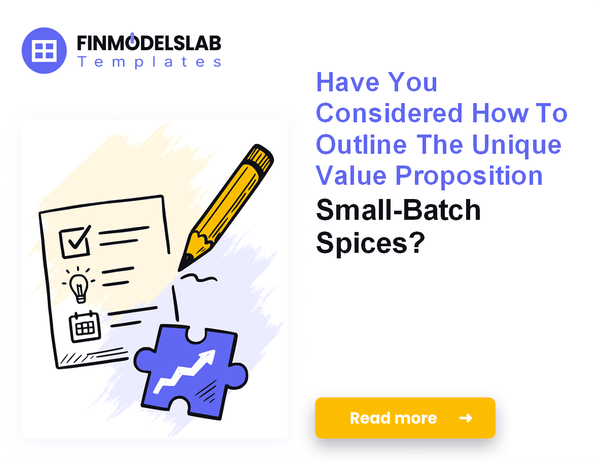 Writing Your Small-Batch Spices Business Plan: 7 Actionable Steps