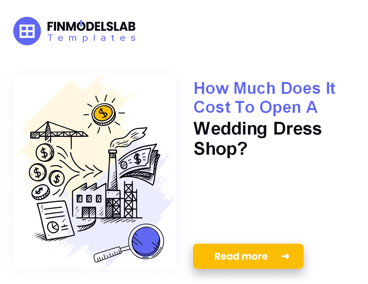 Wedding Dress Shop Startup Costs: $157k CapEx, $412k Cash; Wedding Dress Shop Startup Costs: $157k CapEx, $412k Cash;
