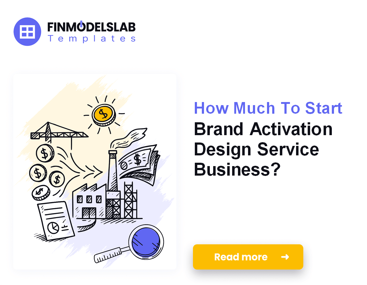 Brand Activation Design Service Startup Costs: $668K Cash