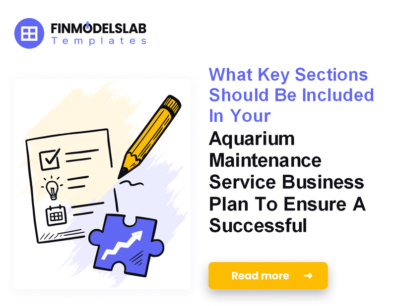 How to Write a Business Plan for an Aquarium Maintenance Service