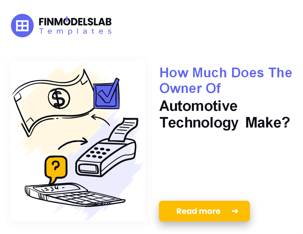 Automotive Technology Owner Income: $101M EBITDA by Year 3