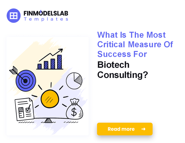 Tracking Key Performance Indicators for Biotech Consulting Success