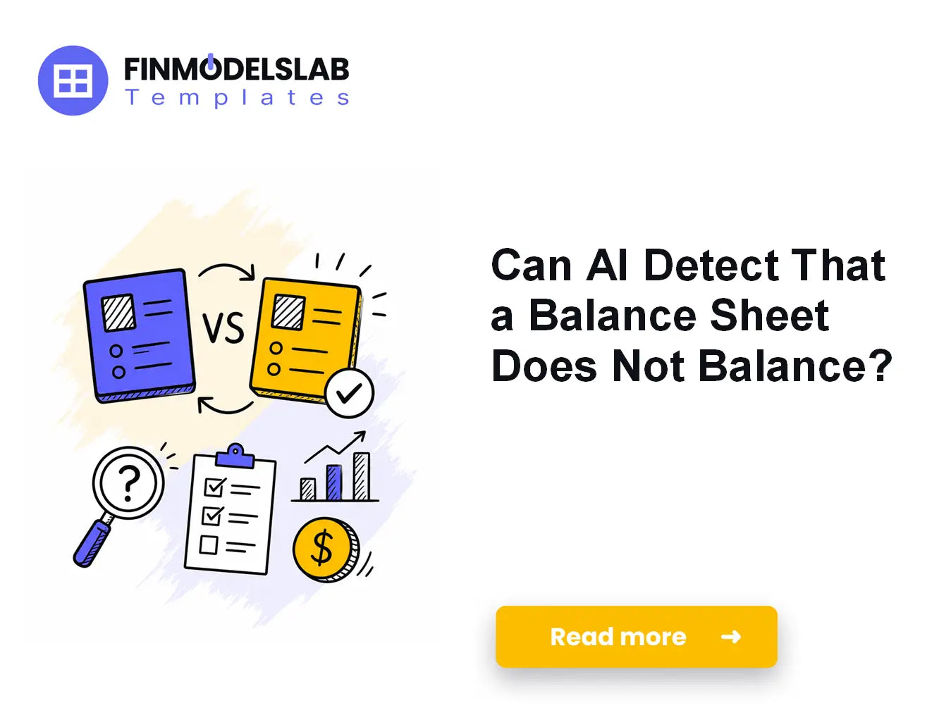 Can AI Detect That a Balance Sheet Does Not Balance?