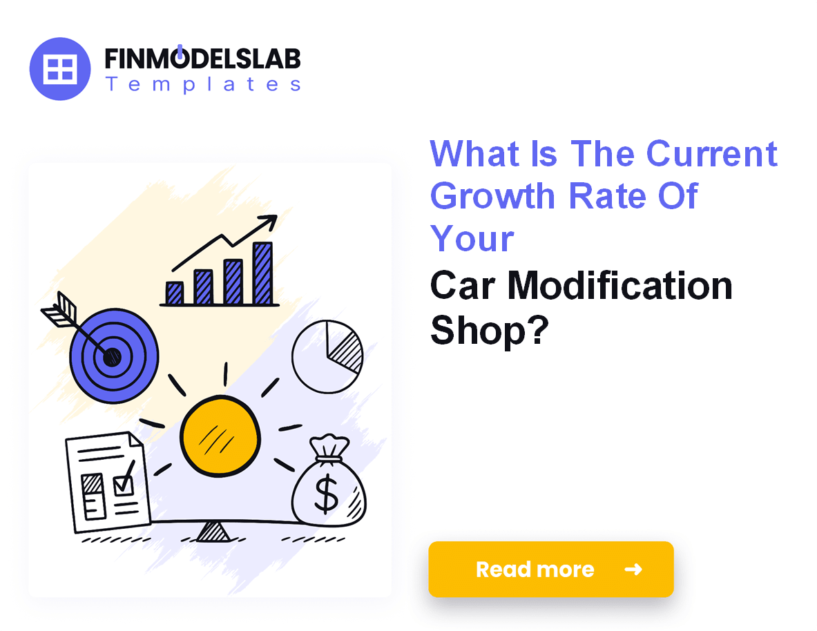 Car Modification Shop Running Costs: $58K Monthly Budget;