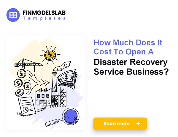 Disaster Recovery Service Startup Costs: Funding and Launch