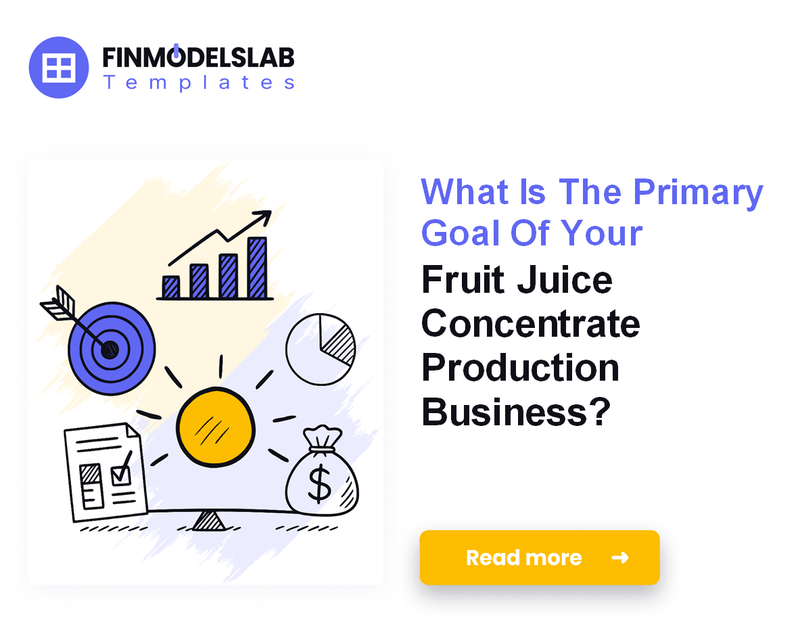Operating Expenses: Fruit Juice Concentrate Production Monthly Costs