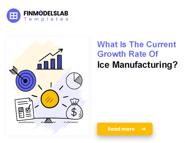Analyzing Monthly Running Costs for Ice Manufacturing Operations