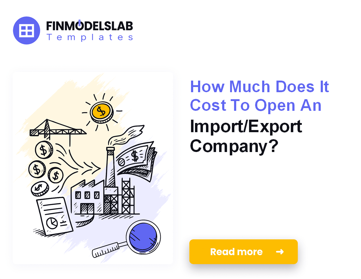 Export Import Computer Import Export Startup Costs: $27k Month 1, $574k Year 1