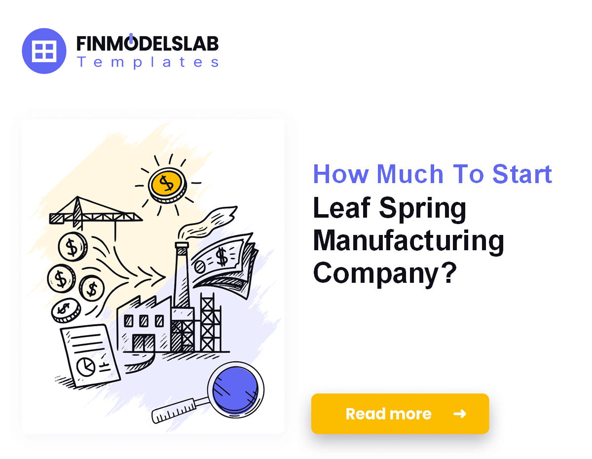 Leaf Spring Startup Cost: $895K CAPEX, 12,450 Units