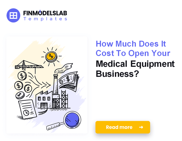 Analyze Startup Costs for a Medical Equipment Business