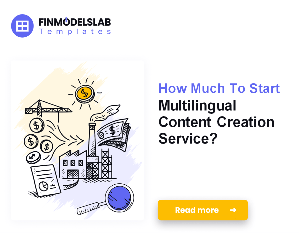 Multilingual Content Service Startup Costs: $833K Budget