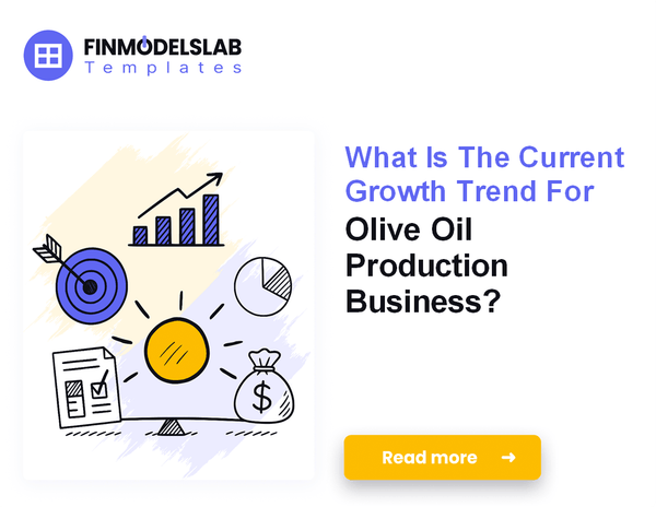 How to Calculate Running Costs for Olive Oil Production Monthly