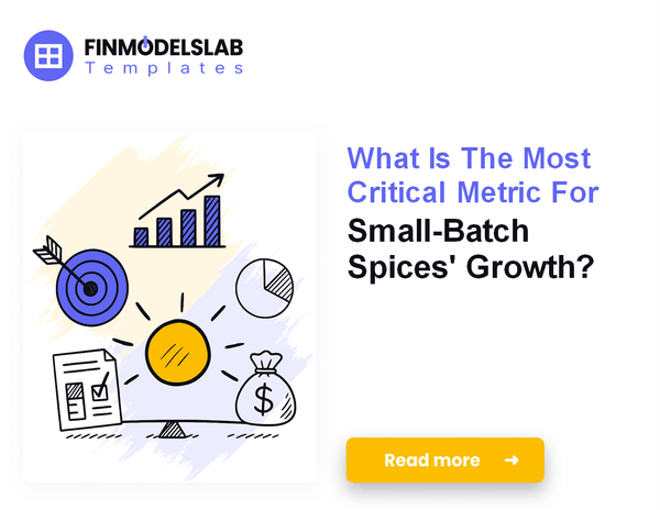 7 Essential KPIs to Track for Small-Batch Spices