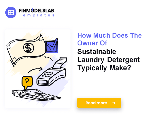 How Much Sustainable Laundry Detergent Owners Typically Make?
