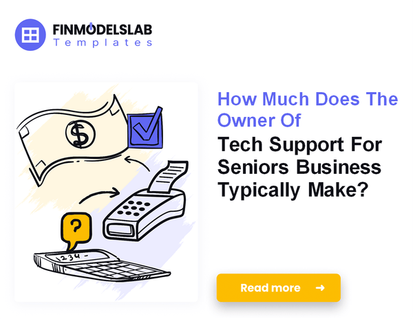 How Much Tech Support for Seniors Owners Typically Make