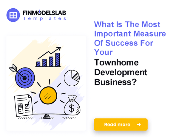 Calculating Monthly Running Costs for Townhome Development Projects