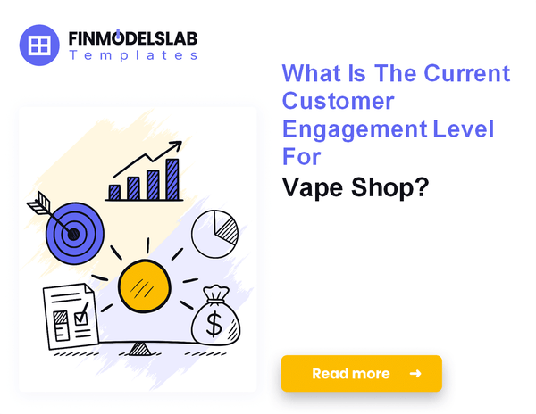 Vape Shop Running Costs: $15k/Month Fixed Overhead
