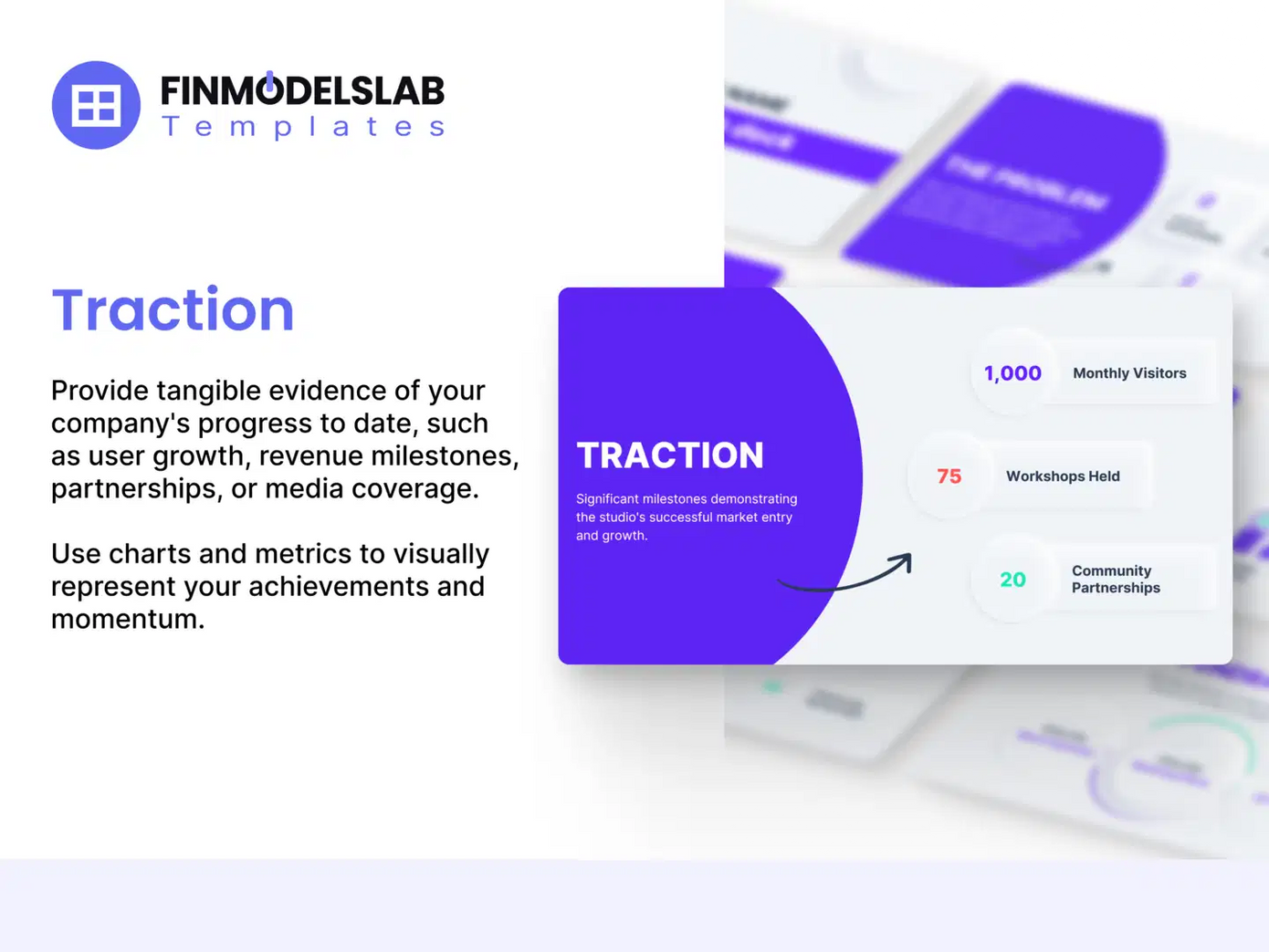 Electronic Components Pitch Deck Template Traction Slide Financial Models Lab