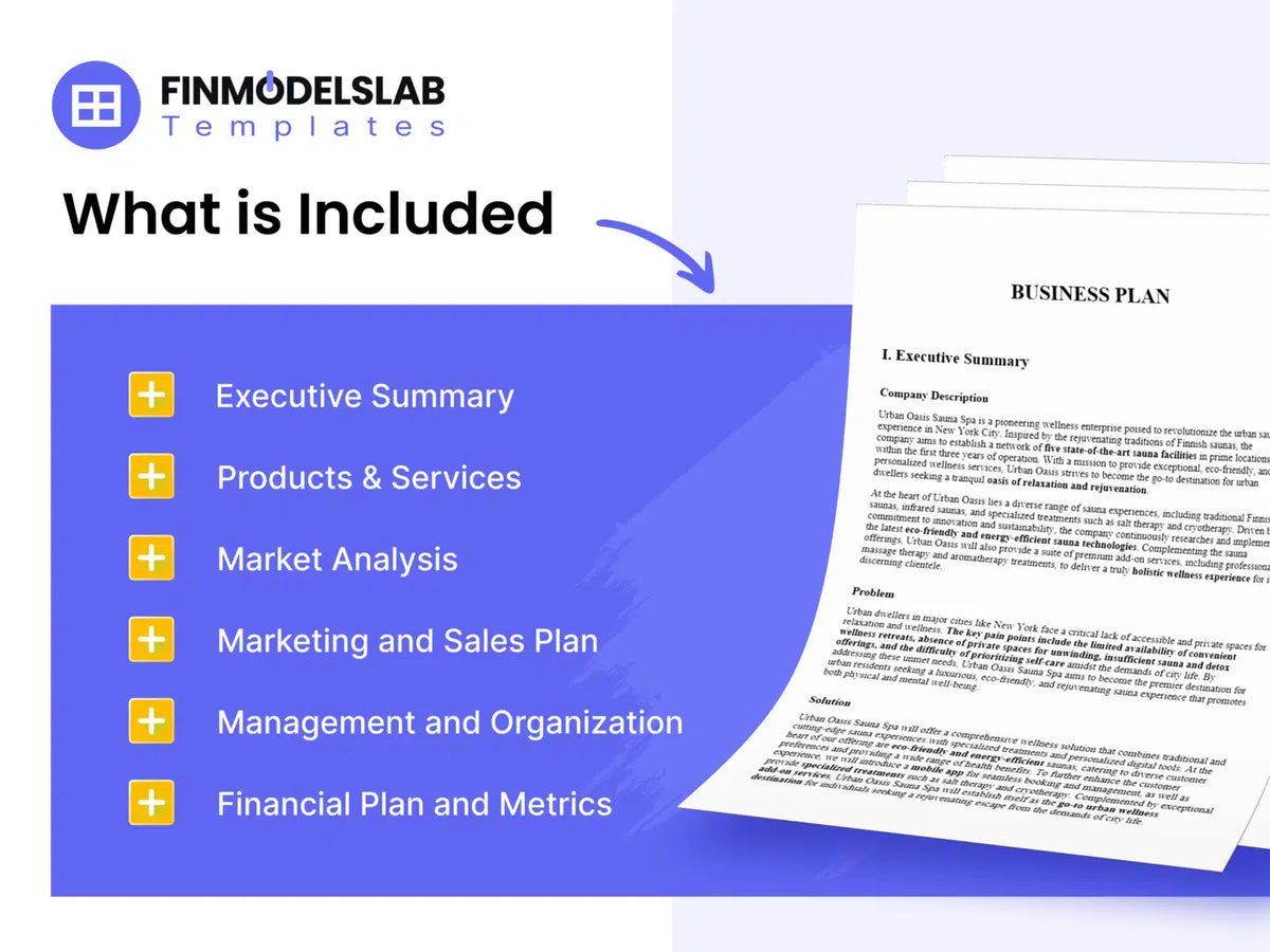 Business Incubator Business Plan Template for Startups