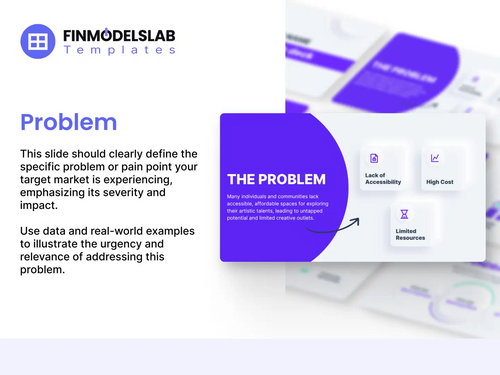 4 Pitch Deck Template Problem Slide financialmodelslab