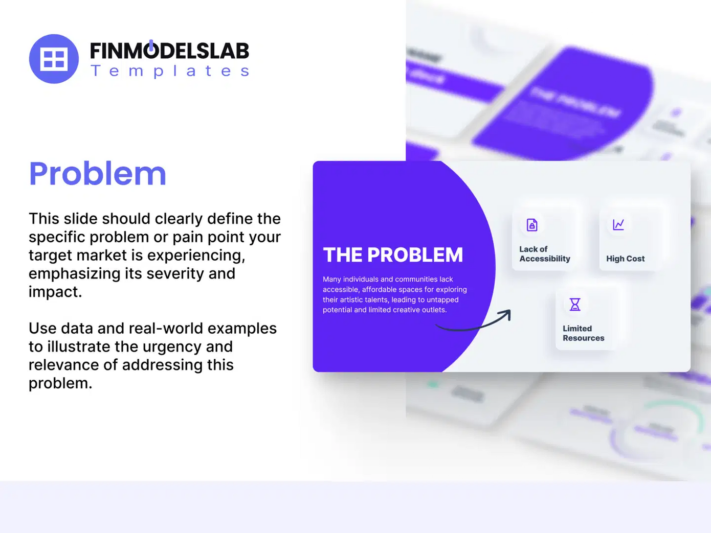 Sustainable Bamboo Clothing Pitch Deck Template Problem Slide Financial Models Lab