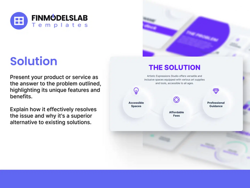 5 Pitch Deck Template Solution Slide financialmodelslab