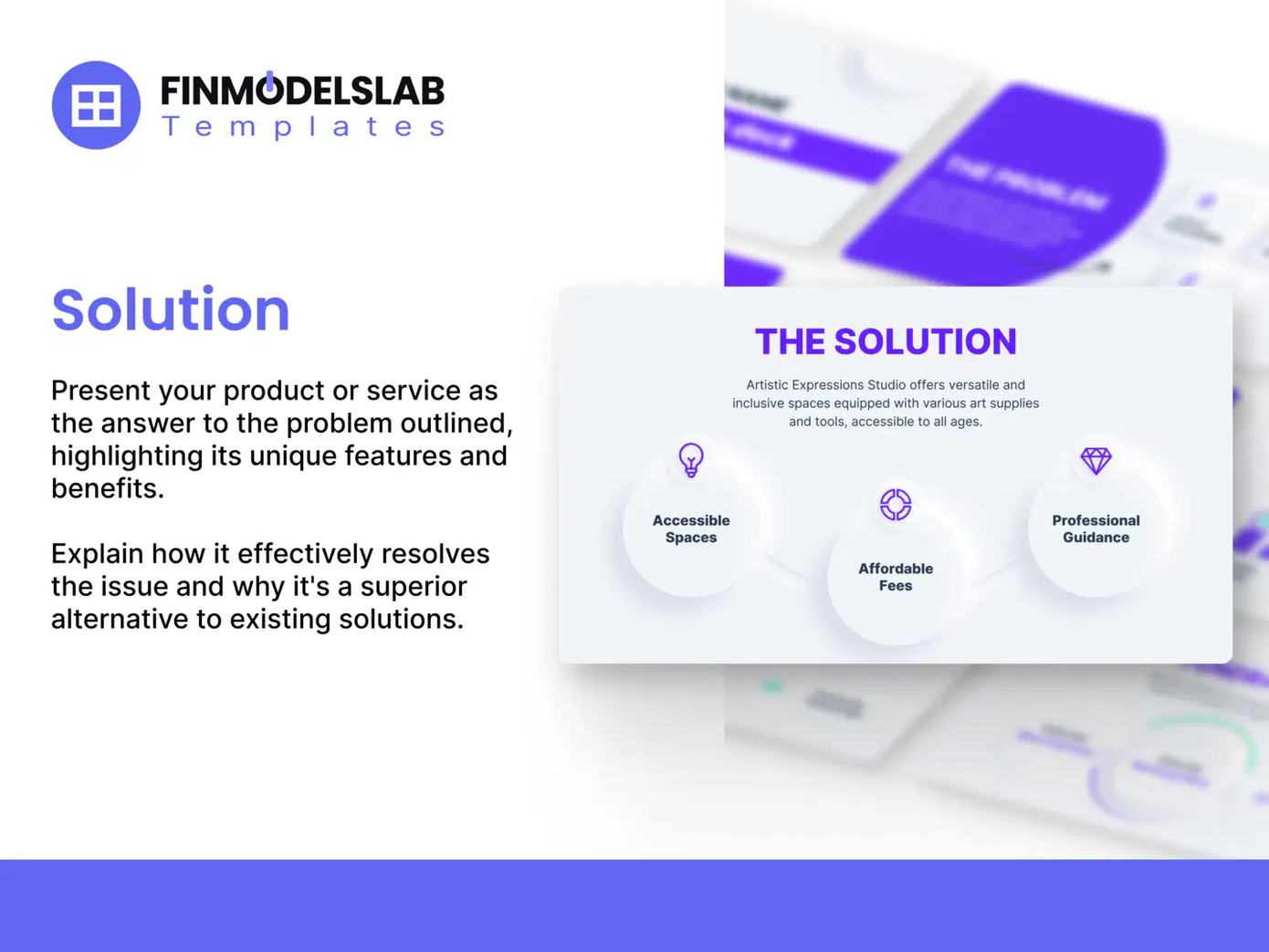 Online Marketplace Pitch Deck Template Solution Slide Financial Models Lab