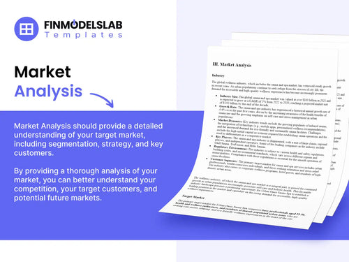 6 Business Plan Template Market Analysis financialmodelslab