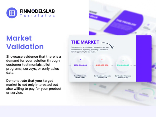 6 Pitch Deck Template Market Slide financialmodelslab