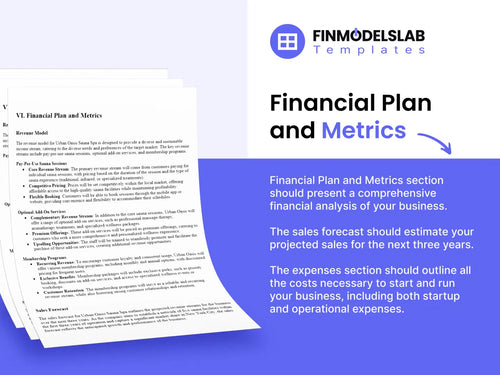 8 Business Plan Template Financial Plan financialmodelslab