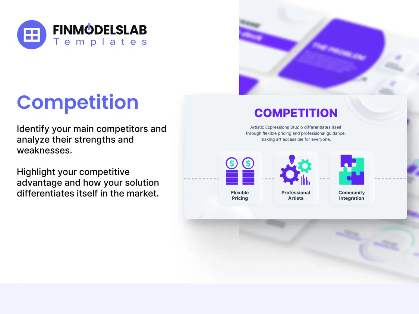 Online Vintage Clothing Store Pitch Deck Template Competition Slide Financial Models Lab