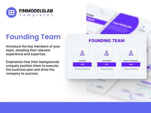 9 Pitch Deck Template Team Slide financialmodelslab