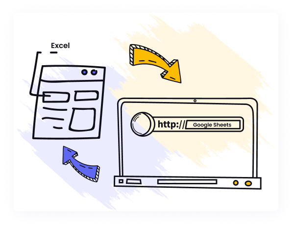 Compatible with Excel & Google Sheets