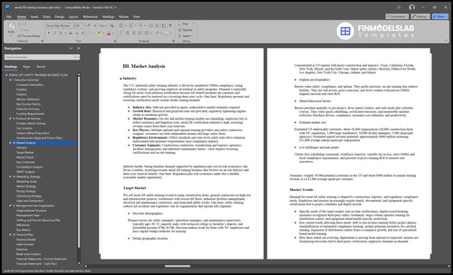 aerial lift training business plan marketing analysis financialmodelslab