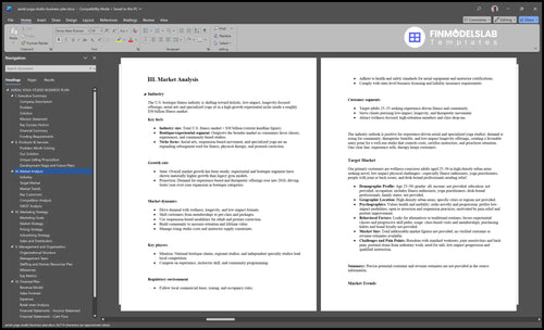 aerial yoga studio business plan marketing analysis financialmodelslab