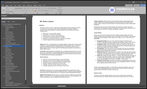 ai recipe generator business plan marketing analysis financialmodelslab