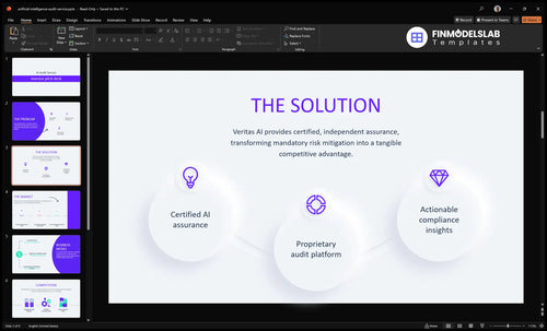 artificial intelligence audit service solution slide financialmodelslab