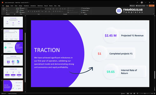 attic conversion tracrtion slide financialmodelslab