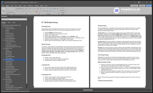 auto lockout business plan marketing plan financialmodelslab