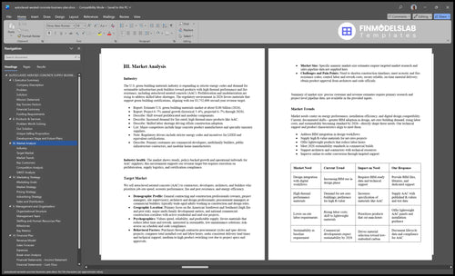 autoclaved aerated concrete business plan marketing analysis financialmodelslab