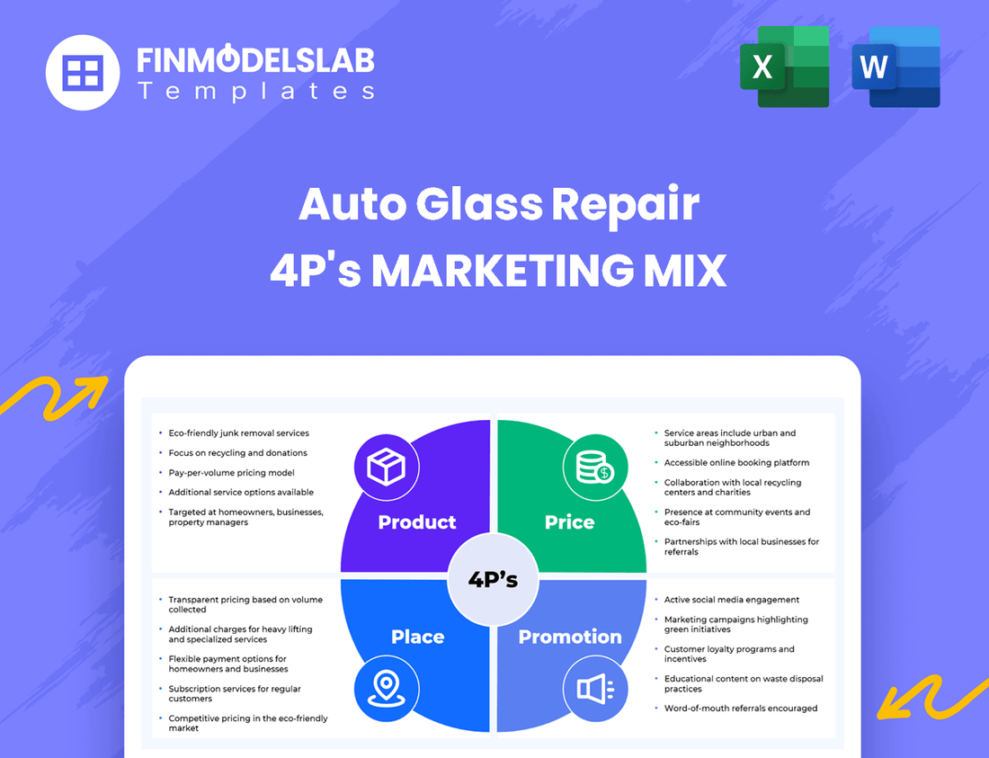 Auto Glass Repair Marketing Mix