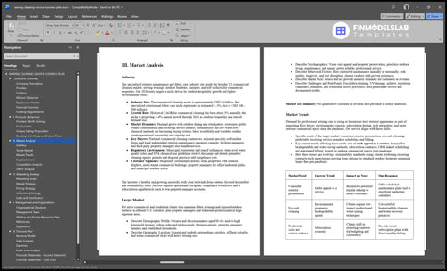 awning cleaning service business plan marketing analysis financialmodelslab