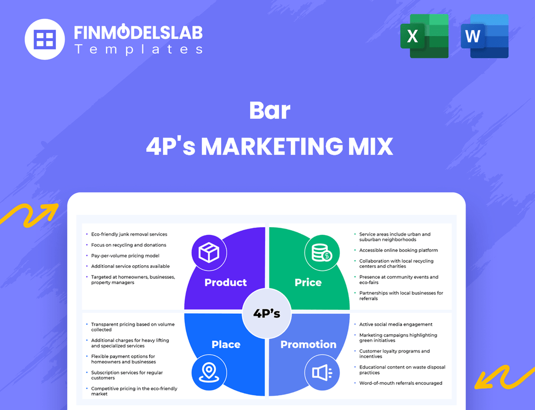 Bar Marketing Mix