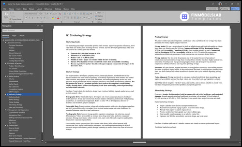 barrier free design business plan marketing plan financialmodelslab
