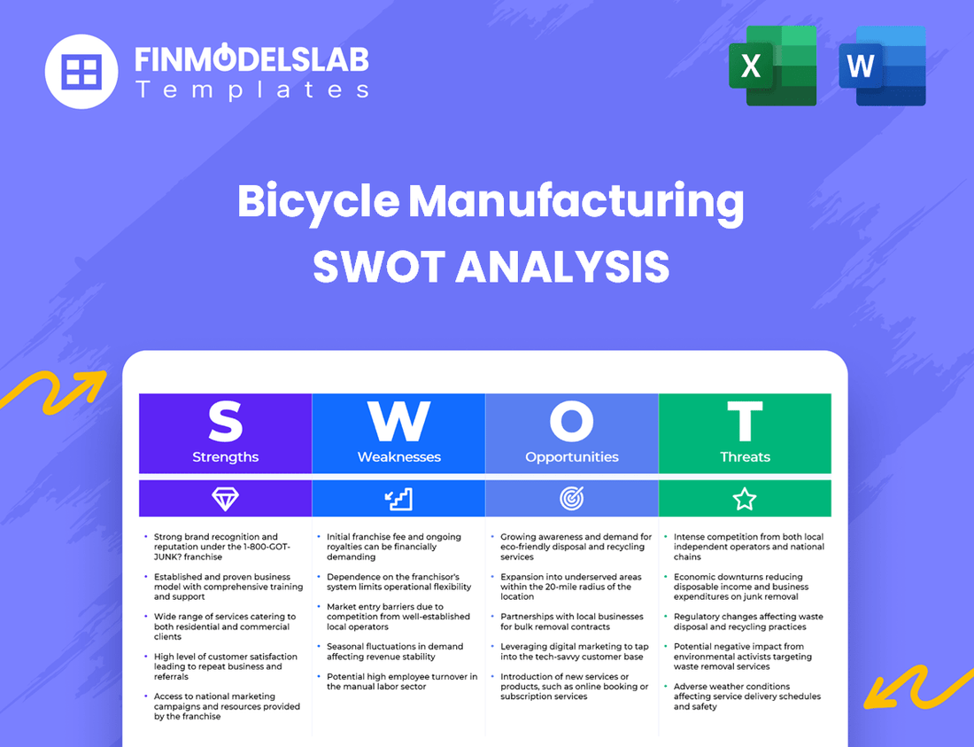 Bicycle Manufacturing Business SWOT Analysis