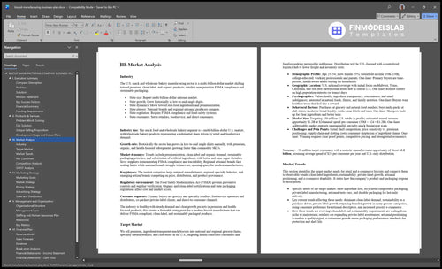 biscuit manufacturing business plan marketing analysis financialmodelslab