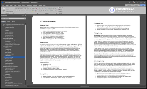 book review blog business plan marketing plan financialmodelslab